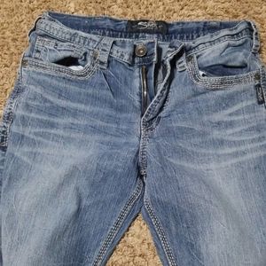 Silver Jeans Gordie loose fit straight leg pants